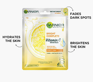 Garnier Bright Complete Vitamin C Serum Mask