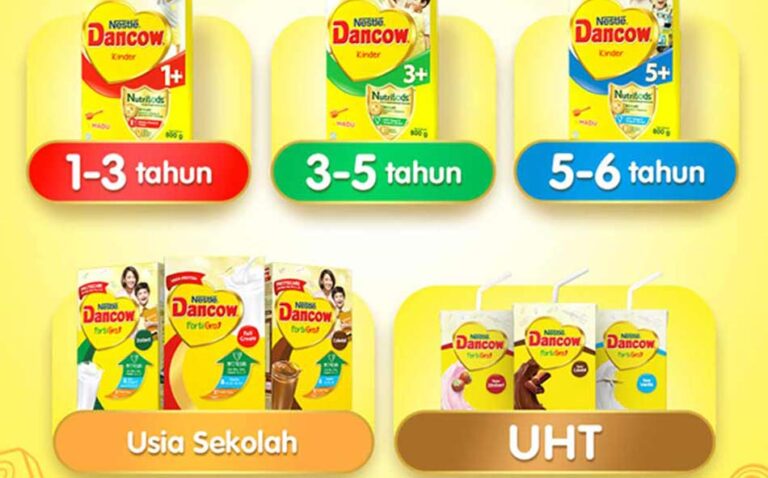Perbedaan Dancow fortigro dan Dancow 5