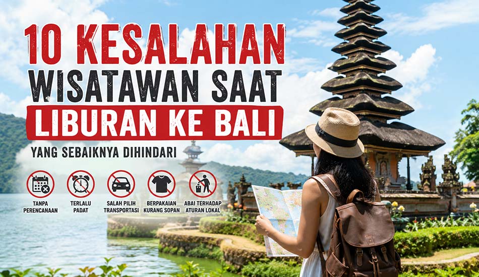 Kesalahan Wisatawan saat Liburan ke Bali